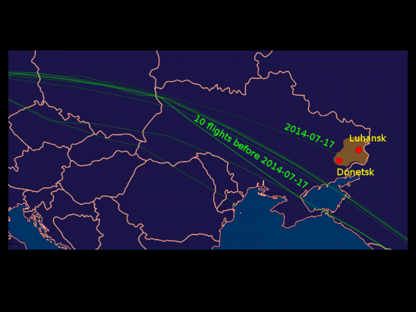     Change of Plan? MH17 flight path appears to have been changed by Kiev air traffic controllers.