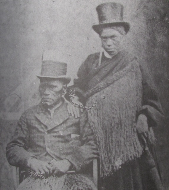 King Tawhiao and his wife, Poihire.