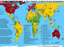 An Experiment with No Control: Earth System Geo-engineering map by ETC Group.